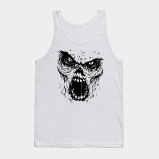 zombie face Tank Top